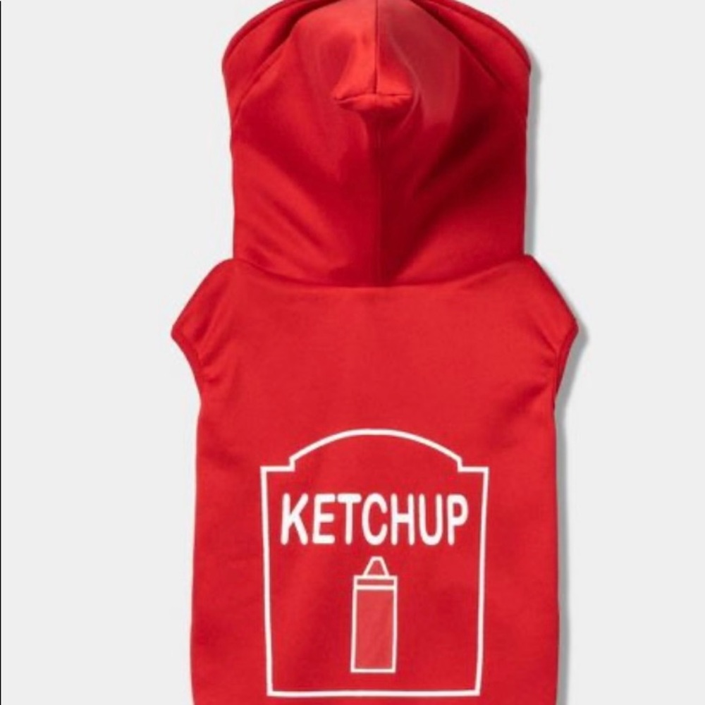 Ketchup and Mustard Pet Halloween costumes